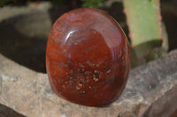 Polished Red Flame Jasper Standing Free Forms  x 6 From Madagascar