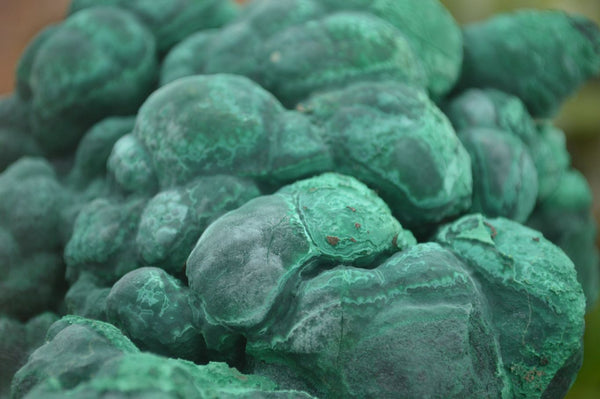 Natural Groovy Stalagmite Malachite Formation x 1 From Congo - TopRock