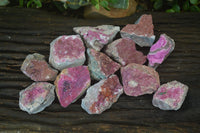 Natural Salrose Cobaltion Dolomite Specimens x 12 From Kakanda, Congo