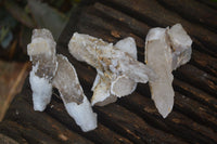 Natural Drusi Quartz Coated Calcite Crystals  x 12 From Alberts Mountain, Lesotho - Toprock Gemstones and Minerals 