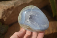 Polished Blue Lace Agate Free Forms  x 3 From Nsanje, Malawi