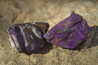 Natural Metallic Purpurite Cobbed Specimens  x 12 From Erongo, Namibia - Toprock Gemstones and Minerals 