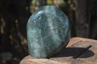 Polished Emerald Fuchsite Quartz Standing Free Forms  x 2 From Madagascar - Toprock Gemstones and Minerals 