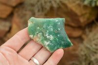 Natural One Side Polished Green Chrome Chrysoprase Slices  x 6 From Zimbabwe - TopRock