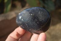 Polished  Blue Lazulite Palm Stones  x 12 From Madagascar