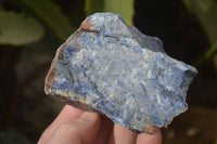 Natural Rough Dumortierite Pieces  x 12 From Mozambique