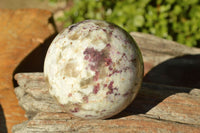 Polished Pink Tourmaline Rubellite Spheres x 3 From Madagascar - TopRock