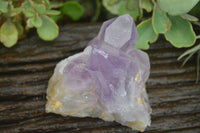 Natural Jacaranda Amethyst Clusters  x 3 From Mumbwa, Zambia - Toprock Gemstones and Minerals 