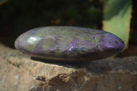 Polished Stichtite & Serpentine Free Forms With Silky Purple Threads  x 6 From Barberton, South Africa - Toprock Gemstones and Minerals 