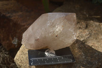 Polished Self Healed Smokey Quartz Crystals x 2 From Angola