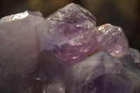 Natural Jacaranda Amethyst Clusters x 2 From Zambia