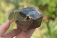 Polished Large Septaria (Yellow Calcite and Aragonite) Point x 1 From Mahajanga, Madagascar - TopRock