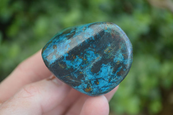 Polished Blue Shattuckite Free Forms  x 12 From Namibia - Toprock Gemstones and Minerals 