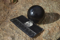 Polished Schorl Black Tourmaline Spheres x 6 From Madagascar