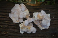 Natural Spirit Amethyst Quartz Clusters x 3 From Boekenhouthoek, South Africa