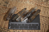 Natural Clear Smokey Quartz Crystals x 35 From Malawi