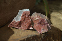 Natural Salrose Cobaltion Dolomite Specimens x 12 From Kakanda, Congo