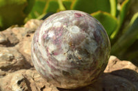 Polished Pink Tourmaline Rubellite Spheres x 3 From Madagascar - TopRock