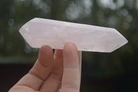 Polished Gemmy Double Terminated Rose Quartz Points x 12 From Ambatondrazaka, Madagascar - TopRock