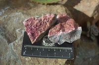 Natural Salrose Cobaltion Dolomite Specimens x 12 From Kakanda, Congo