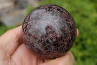 Polished Blood Red Specular Gemmy Garnet Spheres x 4 From Madagascar - TopRock