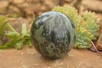 Polished Stromatolite / Kambamba Jasper Spheres  x 2 From Mahajanga, Madagascar - TopRock