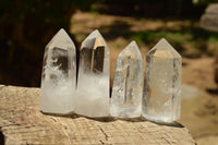 Polished Clear Quartz Crystal Points x 24 From Madagascar - TopRock