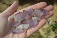 Natural Mini Amethyst Crystals  x 70 From Chiredzi, Zimbabwe