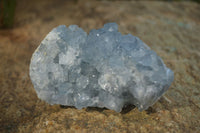 Natural Blue Celestite Crystal Specimens  x 3 From Sakoany, Madagascar - Toprock Gemstones and Minerals 