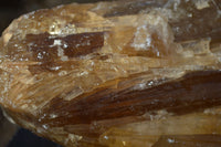 Natural Honey Aragonite Etched & Cobbed Pieces  x 2 From Namibia