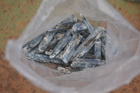 Natural Small Semi Translucent Blue Kyanite Crystals  x Sold per 1 Kg -  From Karoi, Zimbabwe - TopRock