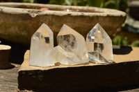 Polished Clear Quartz Crystal Points x 24 From Madagascar - TopRock