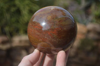 Polished Ocean Jasper Spheres  x 3 From Madagascar