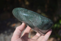 Polished Emerald Fuchsite Quartz Standing Free Forms  x 2 From Madagascar - Toprock Gemstones and Minerals 