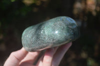 Polished Emerald Fuchsite Quartz Standing Free Forms  x 2 From Madagascar - Toprock Gemstones and Minerals 