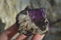 Natural Metallic Purpurite Cobbed Specimens  x 12 From Erongo, Namibia - Toprock Gemstones and Minerals 