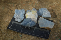 Natural New Sky Blue Calcite Specimens  x 70 From Spitzkop, Namibia - Toprock Gemstones and Minerals 