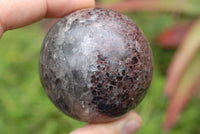 Polished Blood Red Specular Gemmy Garnet Spheres x 4 From Madagascar - TopRock