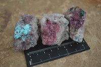 Natural Mixed Salrose & Chrysocolla Dolomite Specimens  x 24 From Kakanda, Congo - TopRock