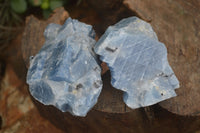 Natural New Sky Blue Calcite Specimens  x 12 From Spitzkop, Namibia - Toprock Gemstones and Minerals 