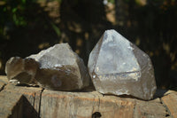 Natural Large Smokey Quartz Floater Crystal Formations  x 2 From Mulanje, Malawi - Toprock Gemstones and Minerals 