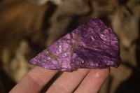 Natural Metallic Purpurite Cobbed Specimens x 12 From Erongo, Namibia