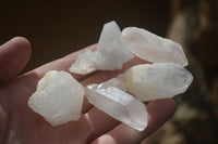 Natural Pineapple Candle Quartz Crystals  x 35 From Madagascar