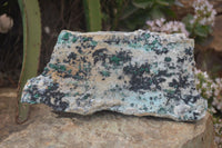 Natural Drusy Coated Chrysocolla Dolomite Specimen x 1 From Likasi, Congo