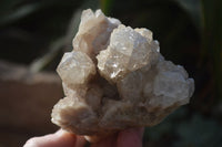 Natural Cascading Smokey Quartz Clusters x 3 From Luena, Congo