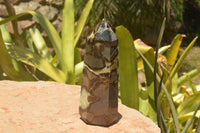 Polished Large Septaria (Yellow Calcite and Aragonite) Point x 1 From Mahajanga, Madagascar - TopRock