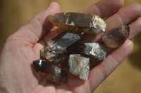 Natural Clear Smokey Quartz Crystals x 35 From Malawi