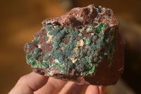 Natural Drusy Coated Ball Malachite On Dolomite Specimens  x 2 From Likasi, Congo