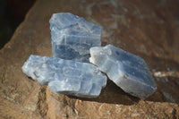 Natural New Sky Blue Calcite Specimens  x 70 From Spitzkop, Namibia - Toprock Gemstones and Minerals 