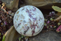 Polished Pink Tourmaline Rubellite Spheres x 3 From Madagascar - TopRock